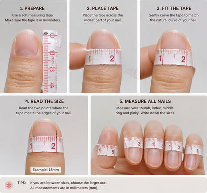 Brown Floral Crystal Press On Nails