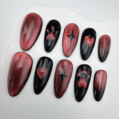 Handmade nails/custom press on nails/party press on nails/Flakes for nails/Beautiful nails gift/nail art/Long nails/Almond nails